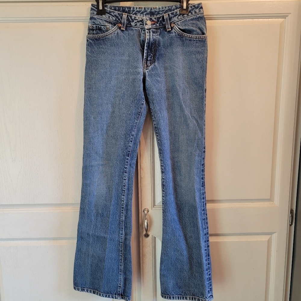 Vintage Lucky Brand Dungarees Denim Jeans No Stretch
